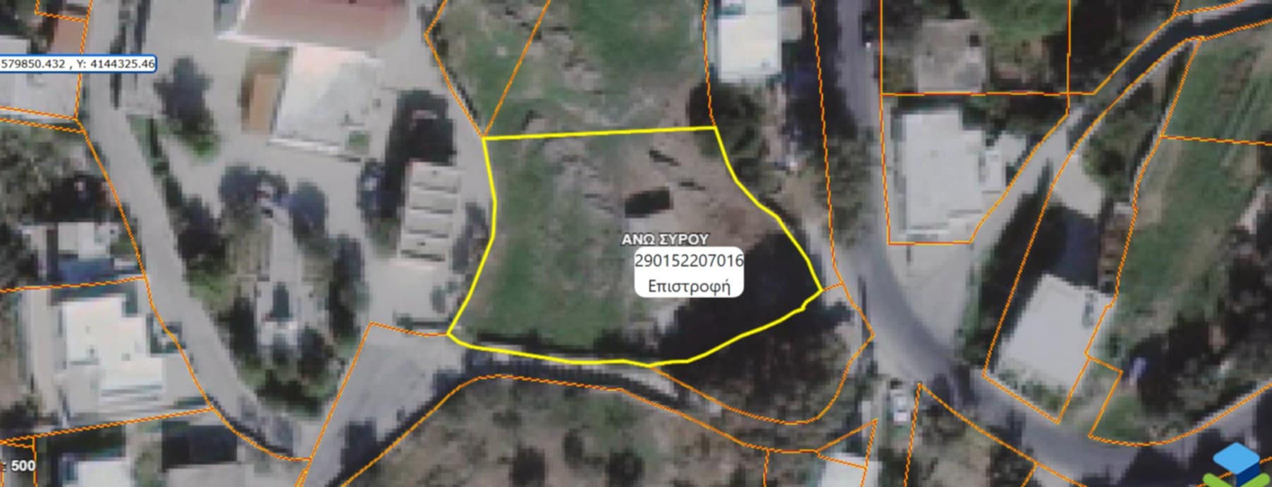 (προς πώληση) Αξιοποιήσιμη Γη Οικόπεδο || Ν. Κυκλάδων / Σύρος - 1000.0τ.μ., 120.000€