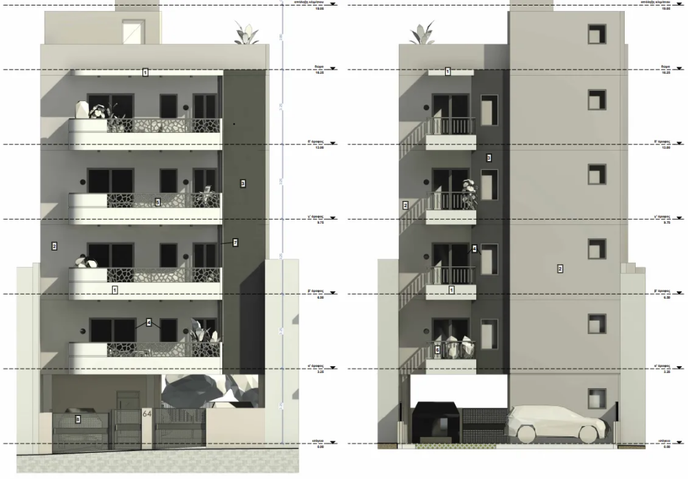 (for sale) Residential Apartment || Athens south suburbs / Ilioupoli - 63.0sq.m, 2 B/R,300.000€